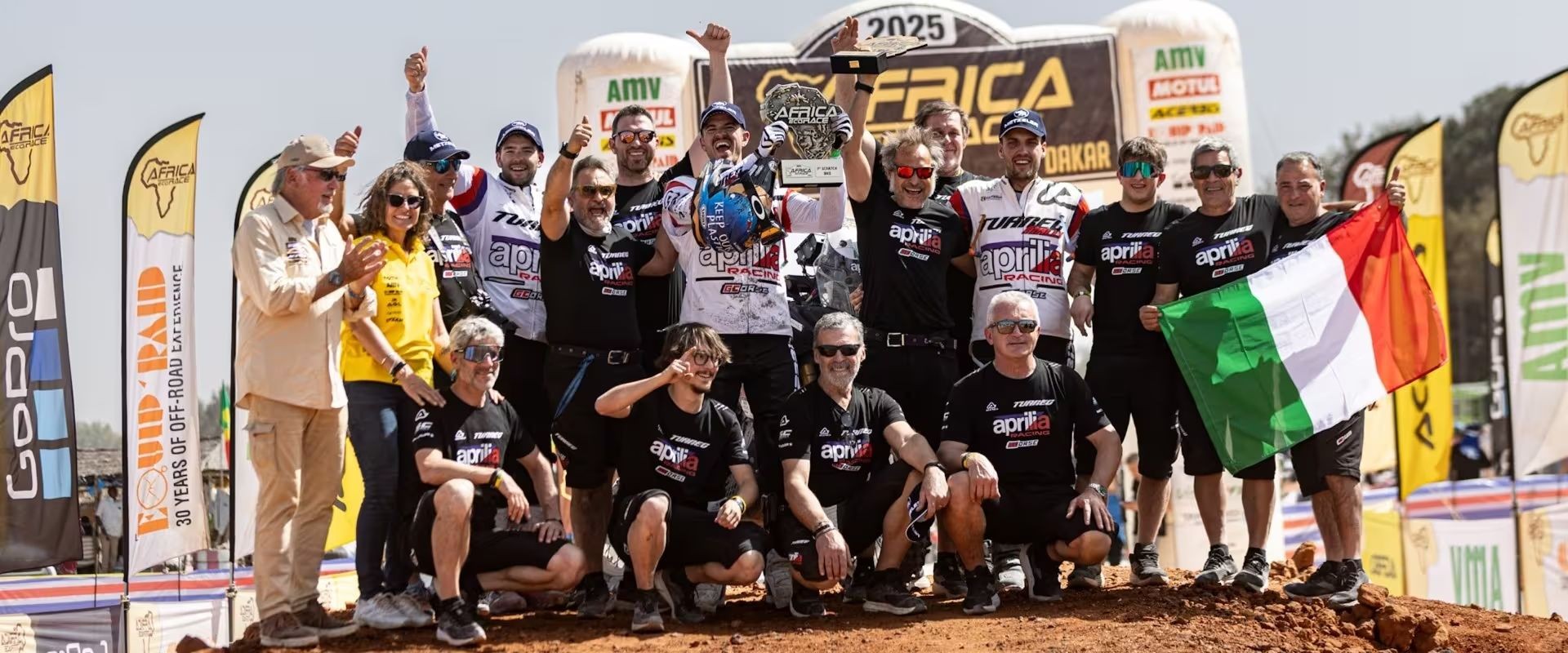 APRILIA TUAREG RACING SCRIVE LA STORIA DELL'AFRICA ECO RACE PER IL SECONDO ANNO CONSECUTIVO