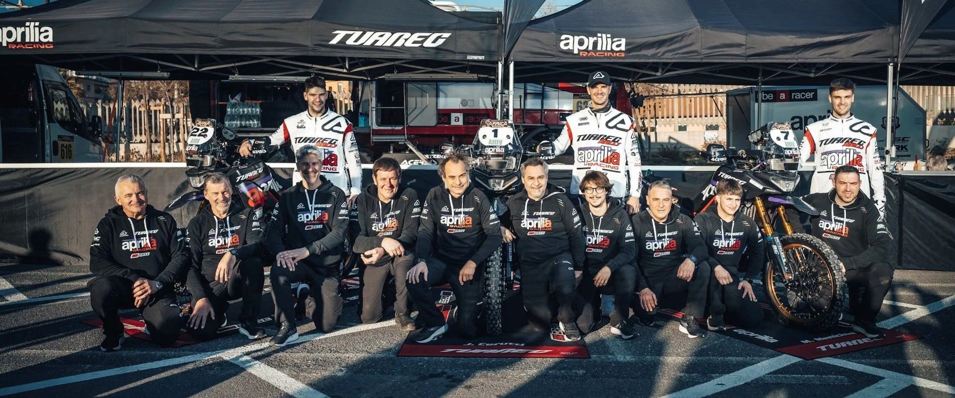 APRILIA TUAREG RACING AL COMANDO NELLA PRIMA TAPPA